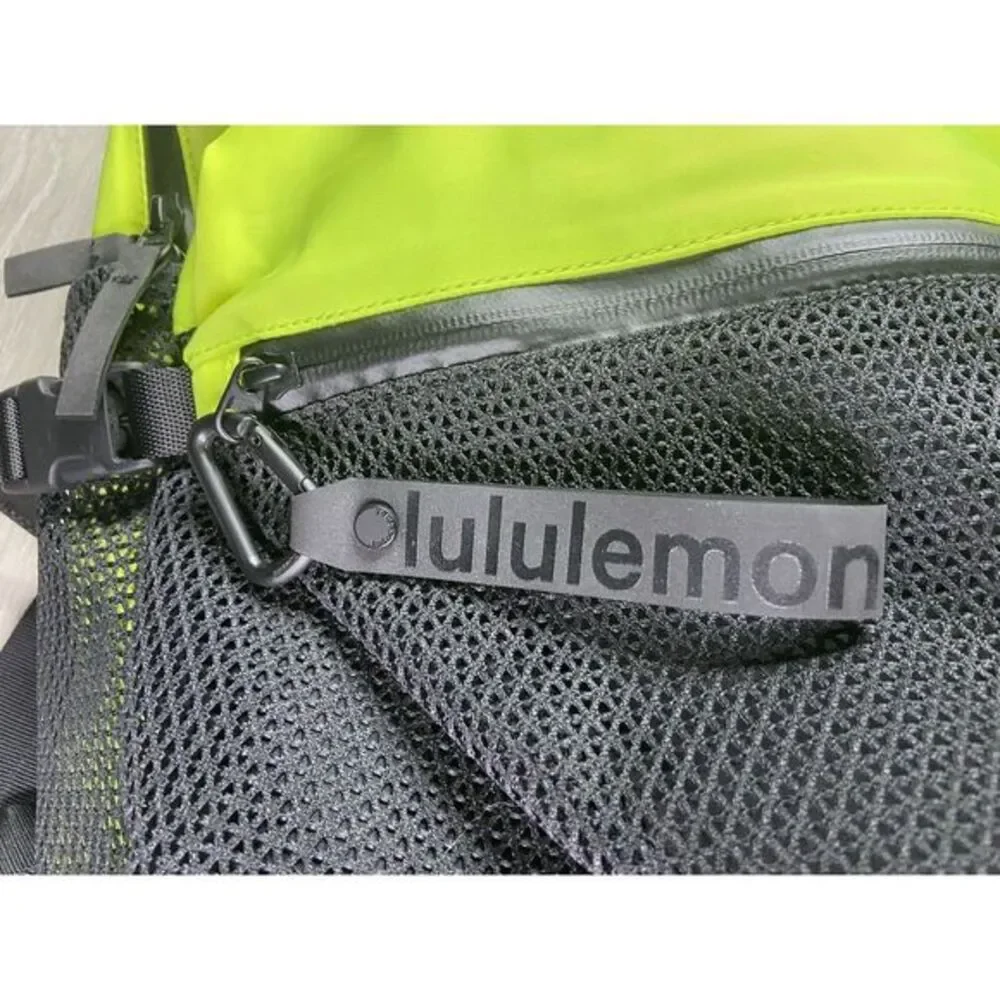 Lululemon Backpack All Hours Highlighter Yellow Gym School 15